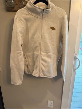 Merrell Cream Full-Zip Teddy Fleece Jacket
